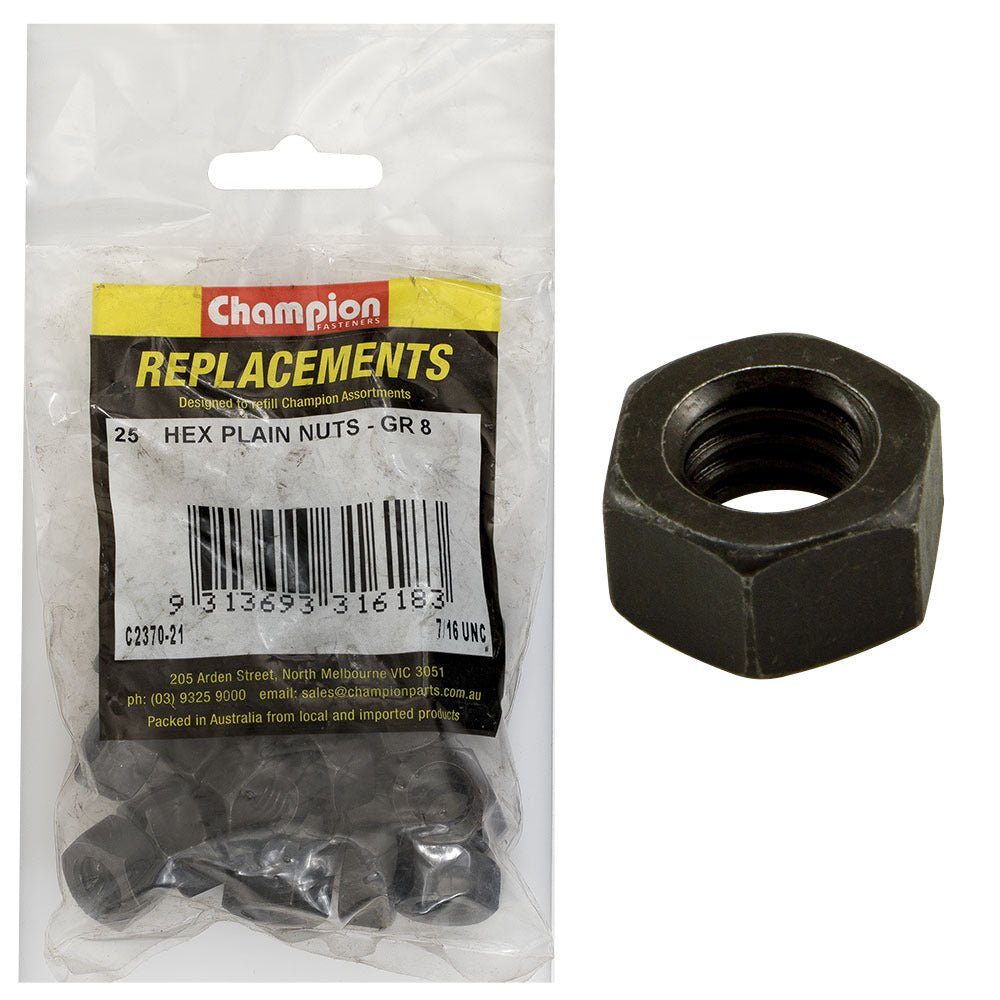 UNC Hex Plain Nut Assortment Refill - AIMS Industrial Supplies