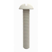 UNC Round Head Slotted Machine Screw Nylon - AIMS Industrial Supplies