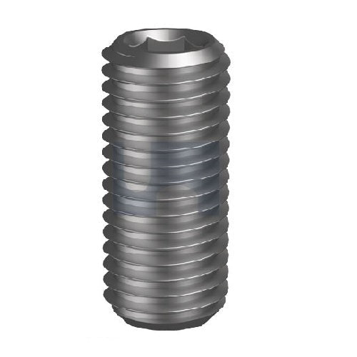 UNC Socket Set Screw Plain Point - High Grade Alloy Steel Black Finish - AIMS Industrial Supplies