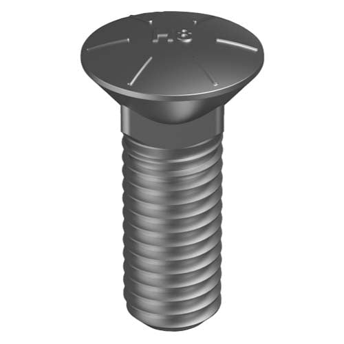 UNC Square Neck Plow Bolt Grade 8 Plain - AIMS Industrial Supplies