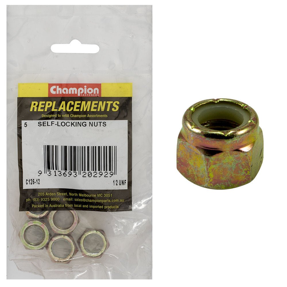 UNF Self Locking Nut Assortment Refill (C126) - AIMS Industrial Supplies