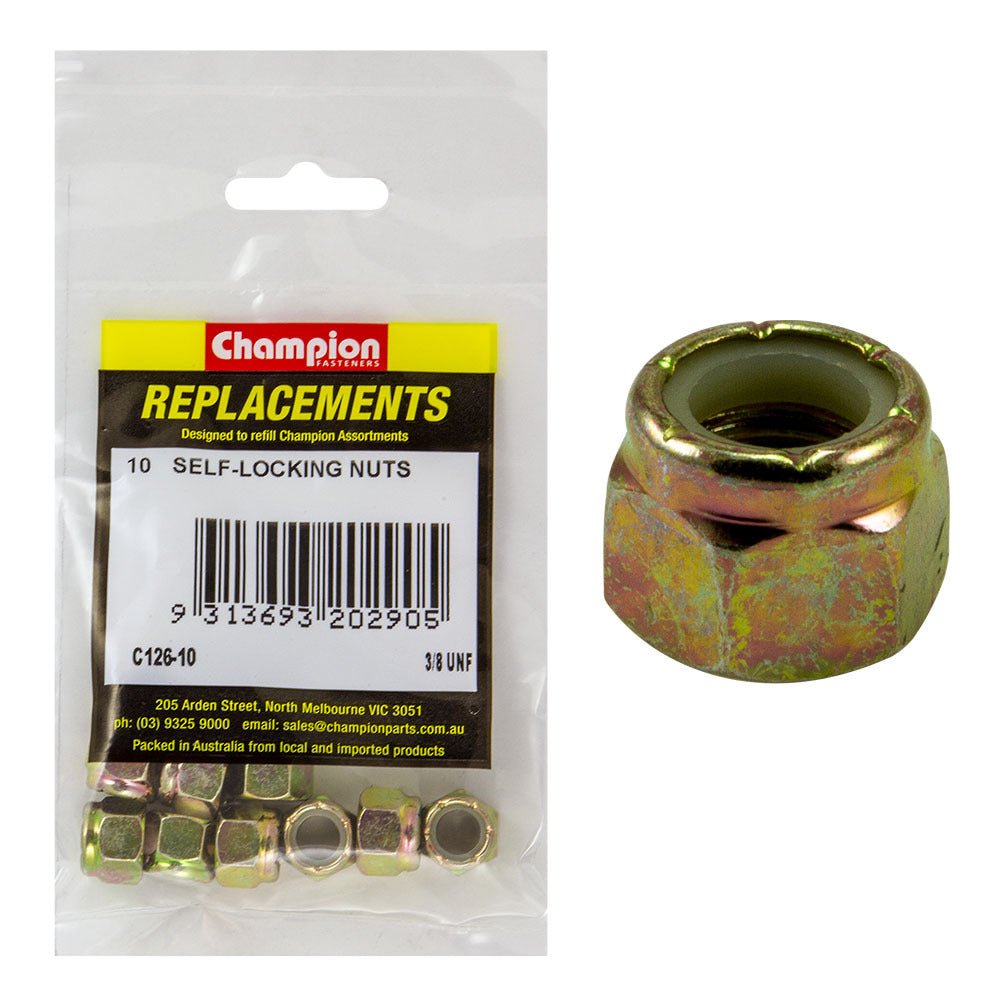 UNF Self Locking Nut Assortment Refill (C126) - AIMS Industrial Supplies