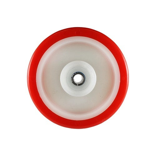 Urethane Wheel - Stainless Steel Roller Bearing, Red2