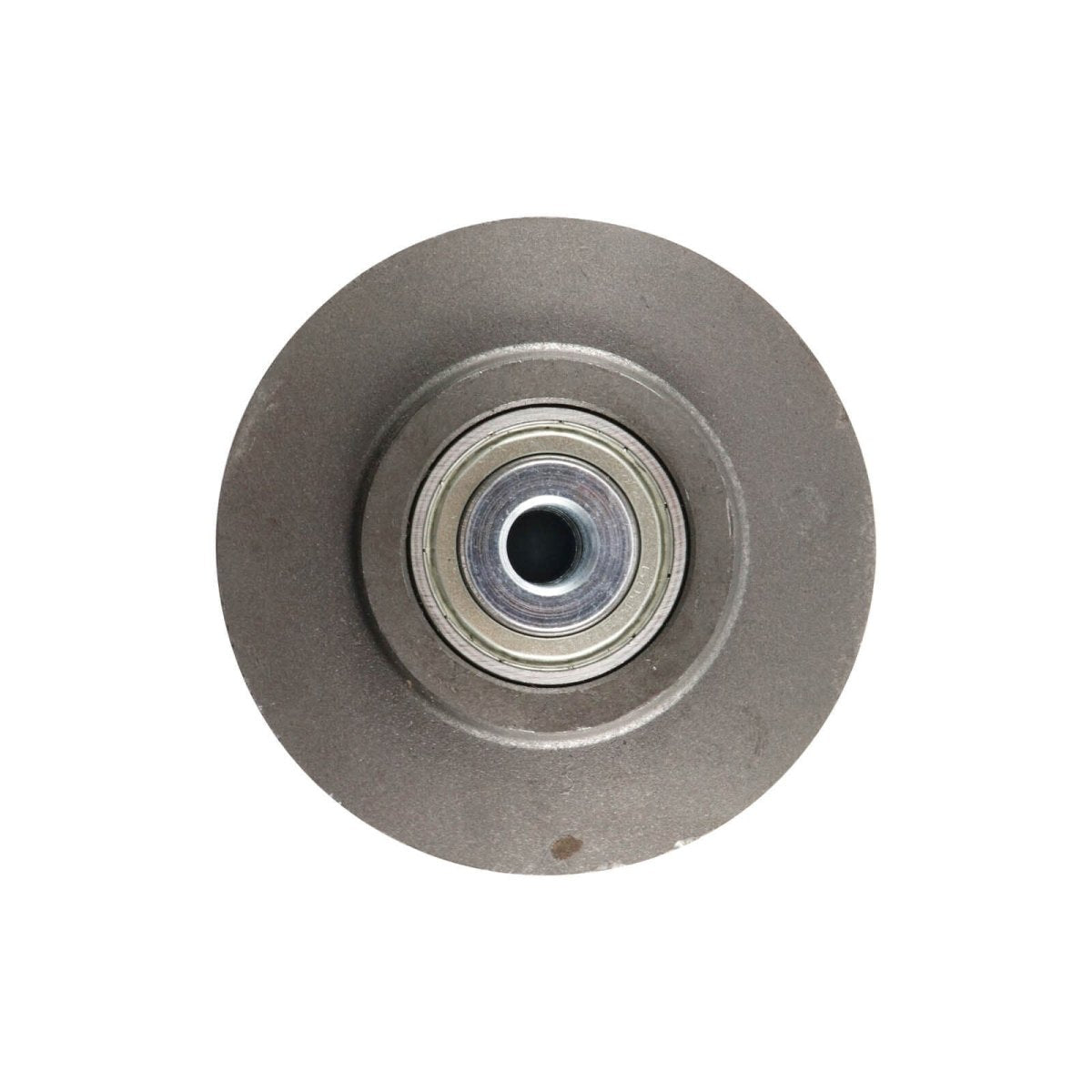 V Groove Cast Iron Wheel - Precision Bearing, Grey - AIMS Industrial Supplies