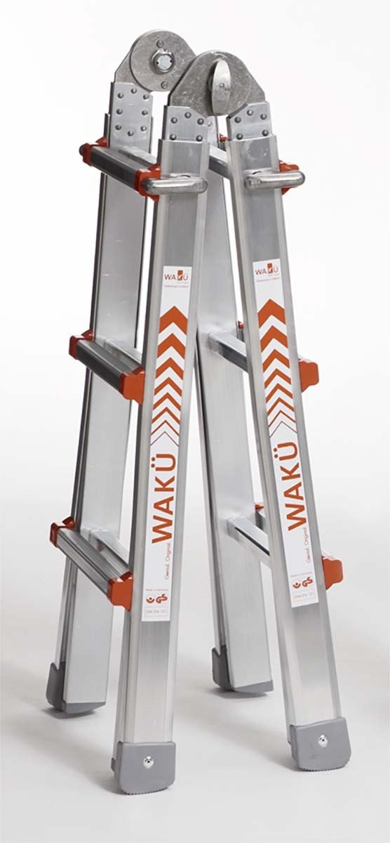 WAKU Telescopic Ladder Aluminium - AIMS Industrial Supplies