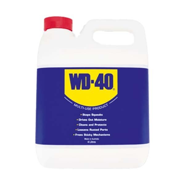 WD - 40 Multi - Use Product Bulk Container 4L Liquid (62107 / 61189) - AIMS Industrial Supplies