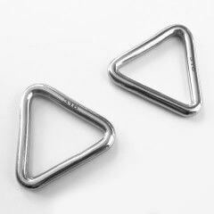 Welded Triangle Ring - 316 Stainless Steel1