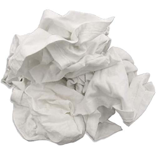 White T-Shirt Rags - 20kg - AIMS Industrial Supplies