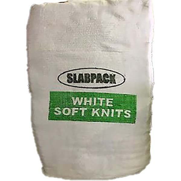 White T-Shirt Rags - 20kg - AIMS Industrial Supplies
