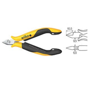 Wiha 115mm Professional ESD Narrow Diagonal Cutter - 26814(Z40404) - AIMS Industrial Supplies