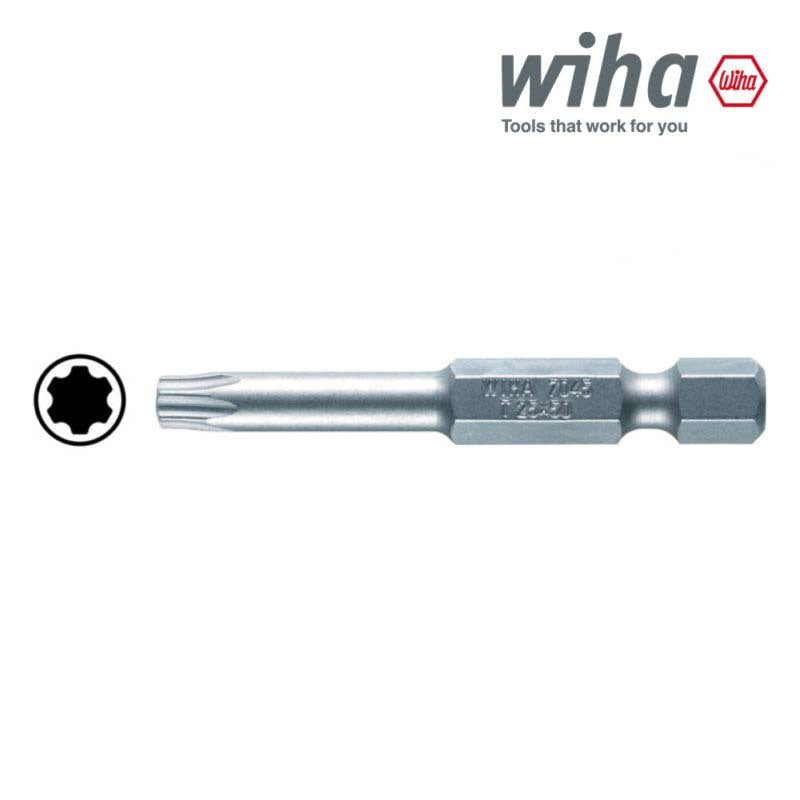 Wiha 15IP x 50mm Torx Plus Power Insert Bit 1/4" Hex