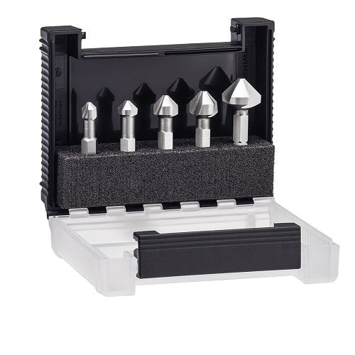 Wiha Countersink Bit Set, 5 Pieces - AIMS Industrial Supplies