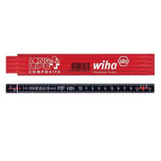 Wiha Folding Ruler 2m Longlife Composite 10 Segment - AIMS Industrial Supplies