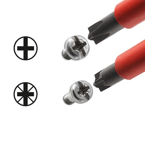 Wiha Insulated Combination Slotted / PH2 Screwdriver - 30715(327)2