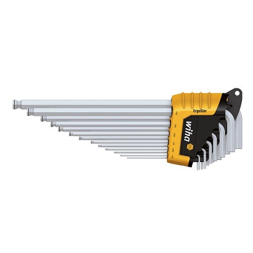 Wiha L-Key Hexagonal Ball End MagicRing® - Inch, 13 Pieces1