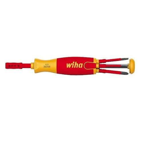 Wiha LiftUp Magazine Bit Holder 6 Slimbit Slotted/Phillips/Pozidriv - AIMS Industrial Supplies