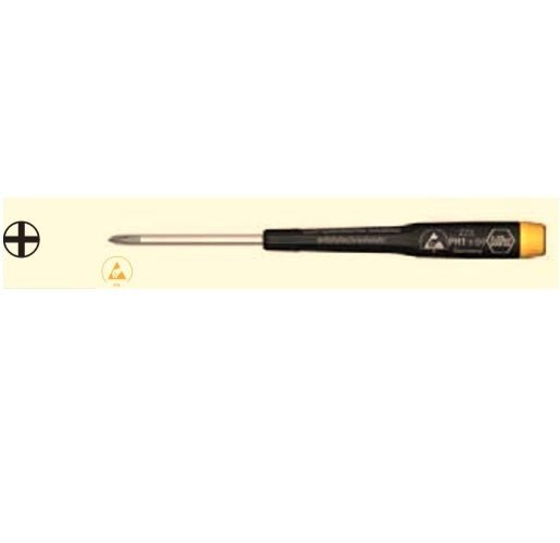 Wiha PH0 x 145mm Precision ESD Phillips Screwdriver 273 07641 - AIMS Industrial Supplies