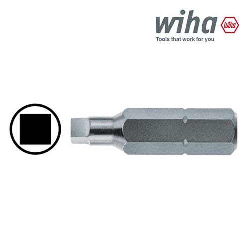 Wiha R1 x 25mm Square Robertson Drive Insert Bit 1/4"