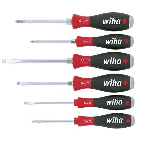 Wiha Screwdriver With Metal Caps Set, 6 Pieces - 21250(530HK6) - AIMS Industrial Supplies