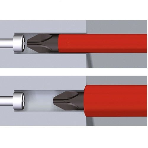 Wiha Softfinish® Electric Slimbit, Slotted 4mm - AIMS Industrial Supplies