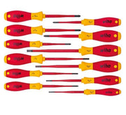 Wiha SoftFinish Insulated Screwdriver 1000V AC, 12 Pieces -41003 - AIMS Industrial Supplies