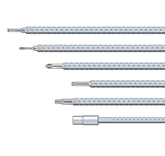 Wiha System 4 Screwdriver Reversible Blade Set - 00616(269T6) - AIMS Industrial Supplies