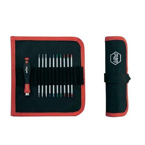 Wiha System 4 Screwdriver Reversible Blade Set, 11 Pieces - 27820(269T1101) - AIMS Industrial Supplies