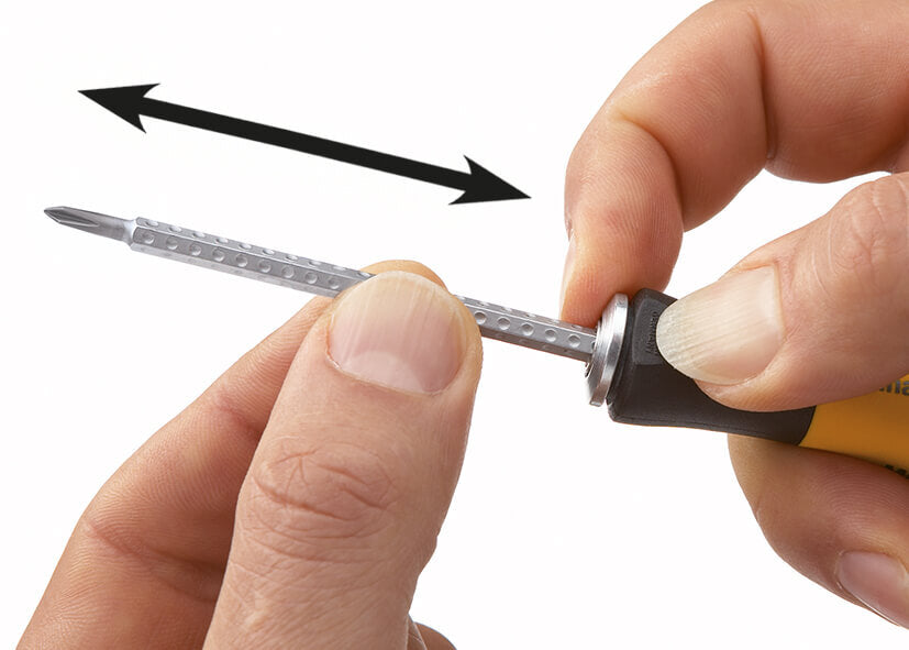 Wiha System 4 Screwdriver Reversible Blade Set, 11 Pieces - 27820(269T1101)4