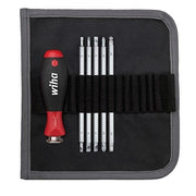 Wiha System 6 Reversible Screwdriver Handle & 5 Blades Set - 27715 - AIMS Industrial Supplies