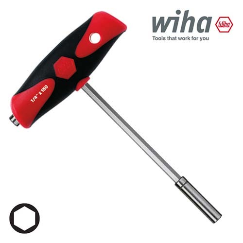 Wiha T-Handle Magnetic Insert Bit Holder 150 x 100mm1
