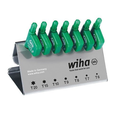 Wiha T15 Torx L-Key with Flag Handle, 7 Pieces - AIMS Industrial Supplies