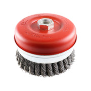 Wire Brush - SIT 2602 Twist Knot Cup Brush 120mm x M14 & 5/8 BSW Steel1