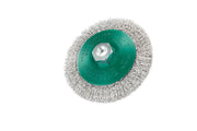 Wire Brush - SIT 945 Crimped Conical Stainless Steel Wheel 95mm x M14 - AIMS Industrial Supplies
