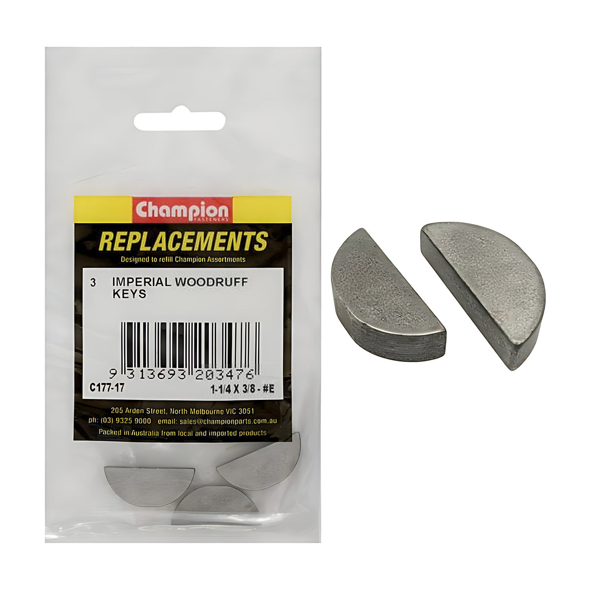 Woodruff Key Imperial Assortment Refill