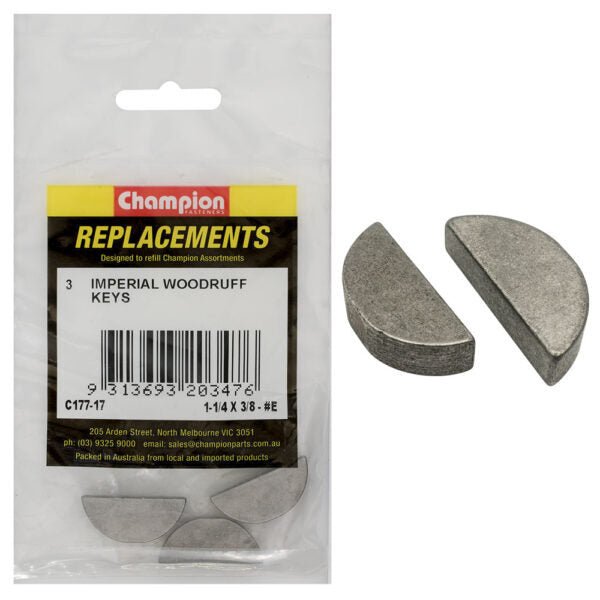 Woodruff Key Imperial Assortment Refill - AIMS Industrial Supplies