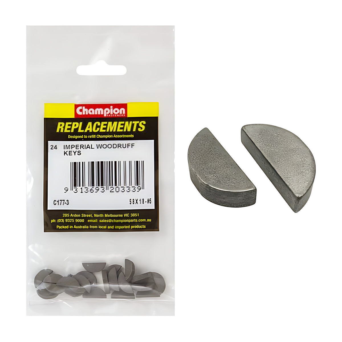 Woodruff Key Imperial Assortment Refill