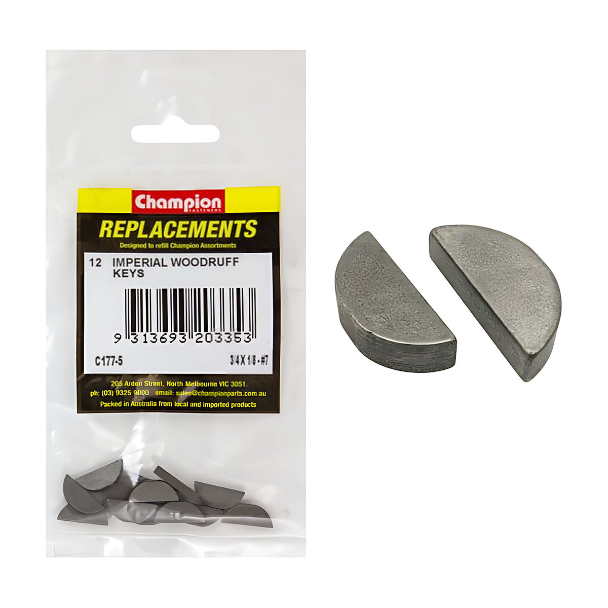 Woodruff Key Imperial Assortment Refill