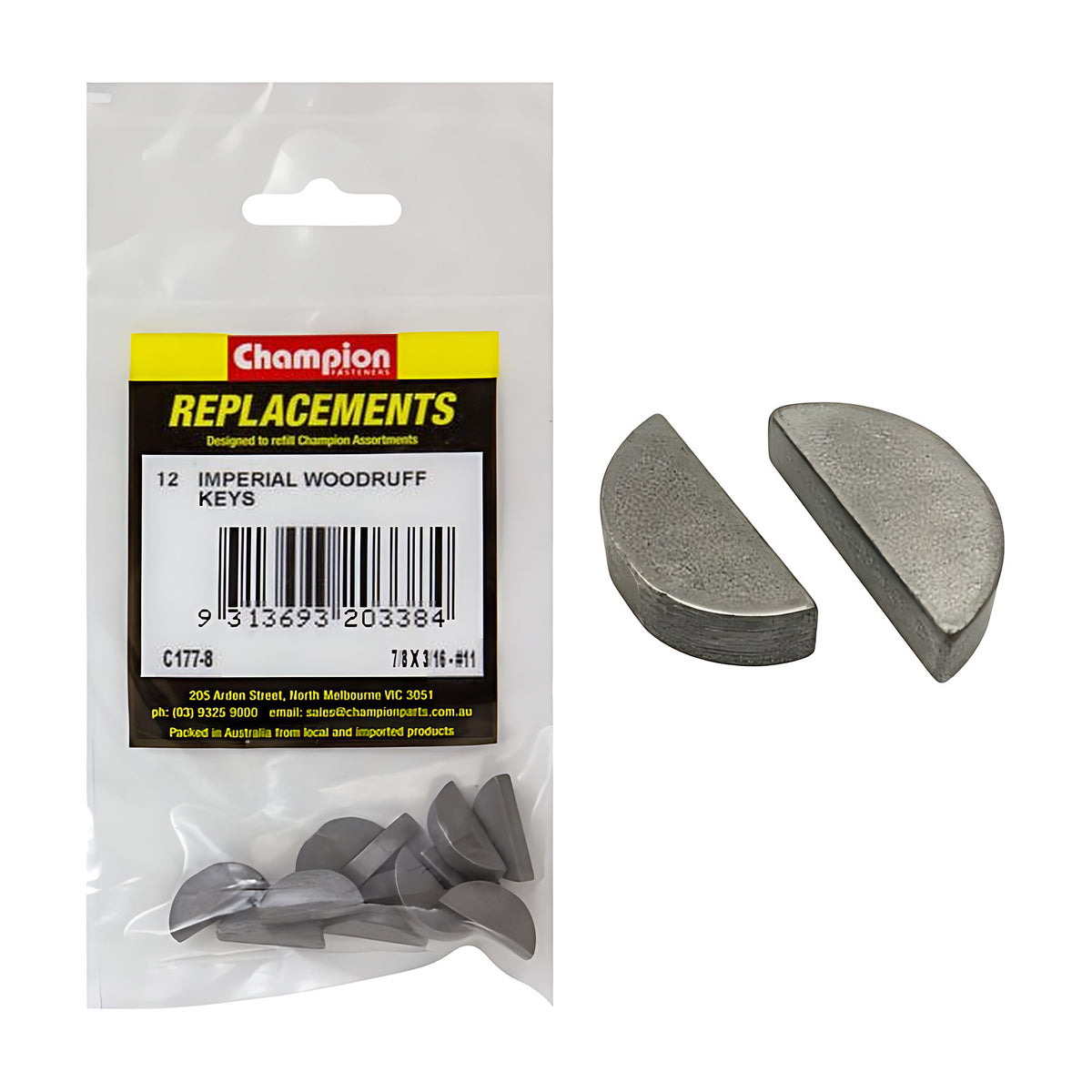 Woodruff Key Imperial Assortment Refill