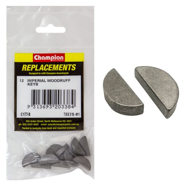 Woodruff Key Imperial Assortment Refill - AIMS Industrial Supplies