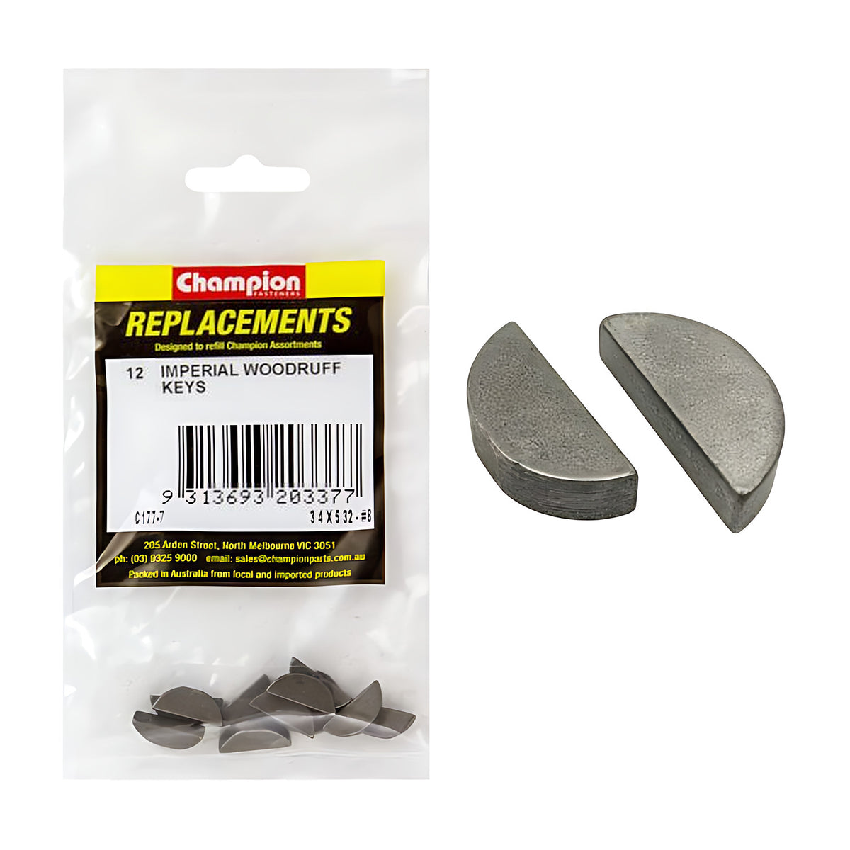 Woodruff Key Imperial Assortment Refill