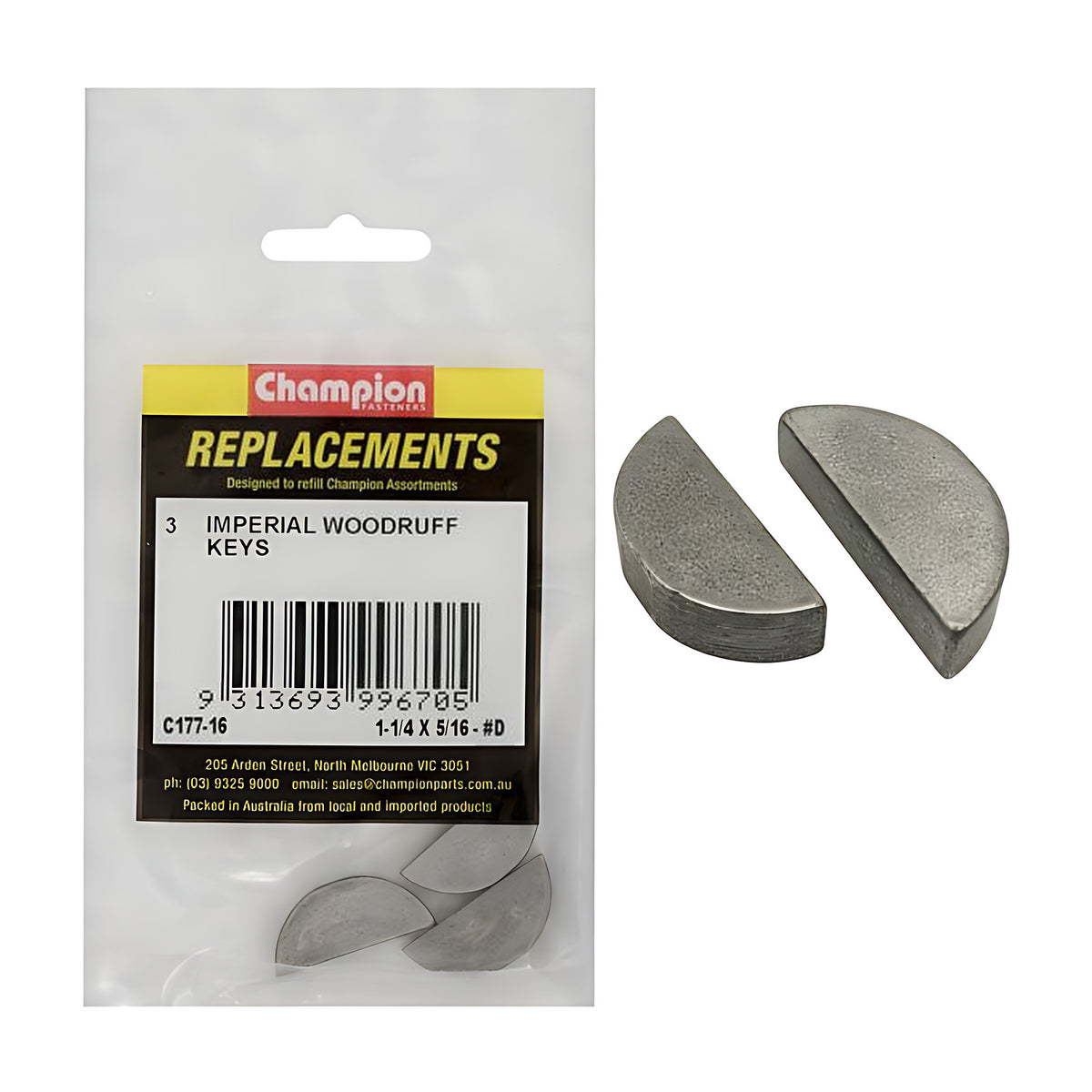 Woodruff Key Imperial Assortment Refill