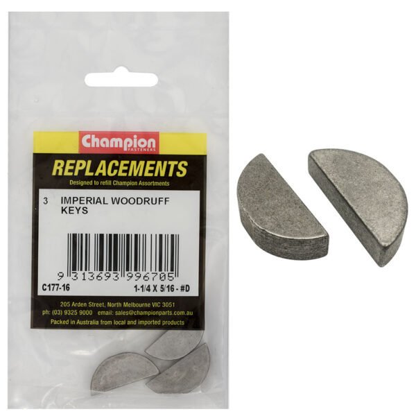 Woodruff Key Imperial Assortment Refill - AIMS Industrial Supplies