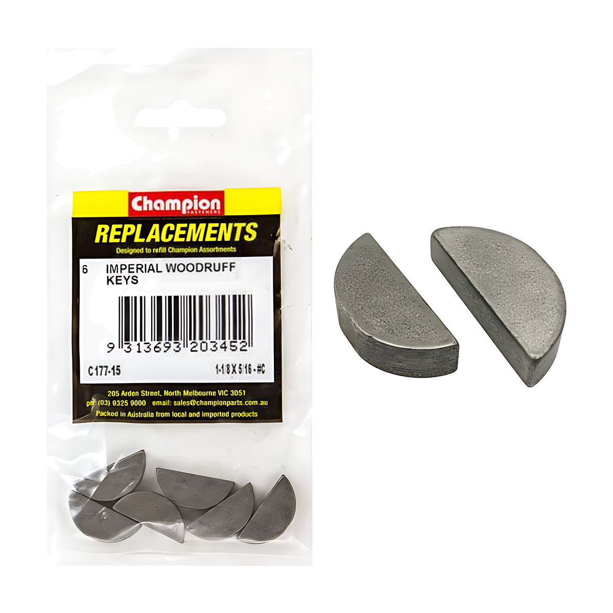 Woodruff Key Imperial Assortment Refill