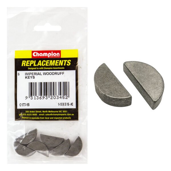 Woodruff Key Imperial Assortment Refill - AIMS Industrial Supplies