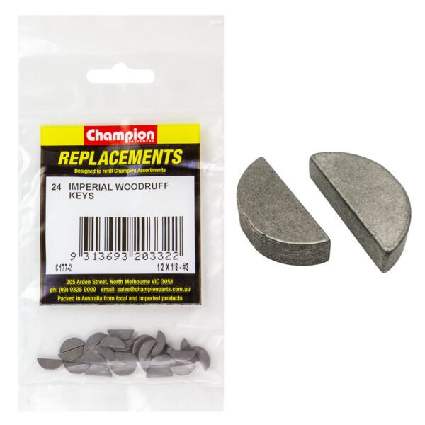 Woodruff Key Imperial Assortment Refill - AIMS Industrial Supplies