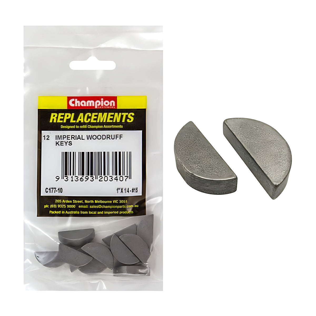 Woodruff Key Imperial Assortment Refill