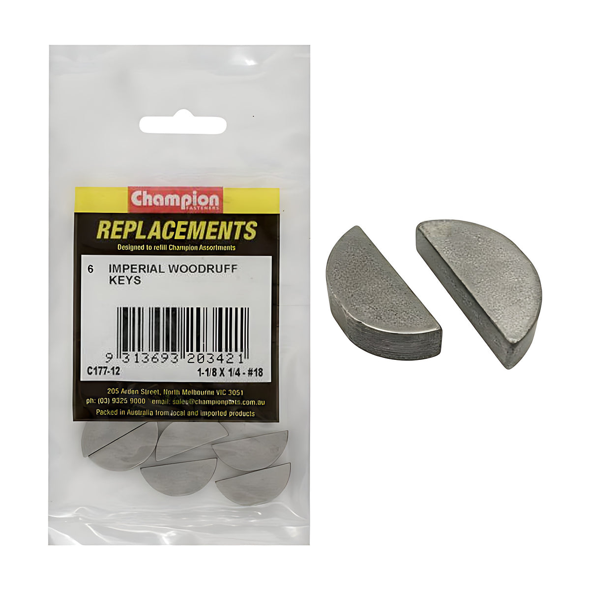 Woodruff Key Imperial Assortment Refill