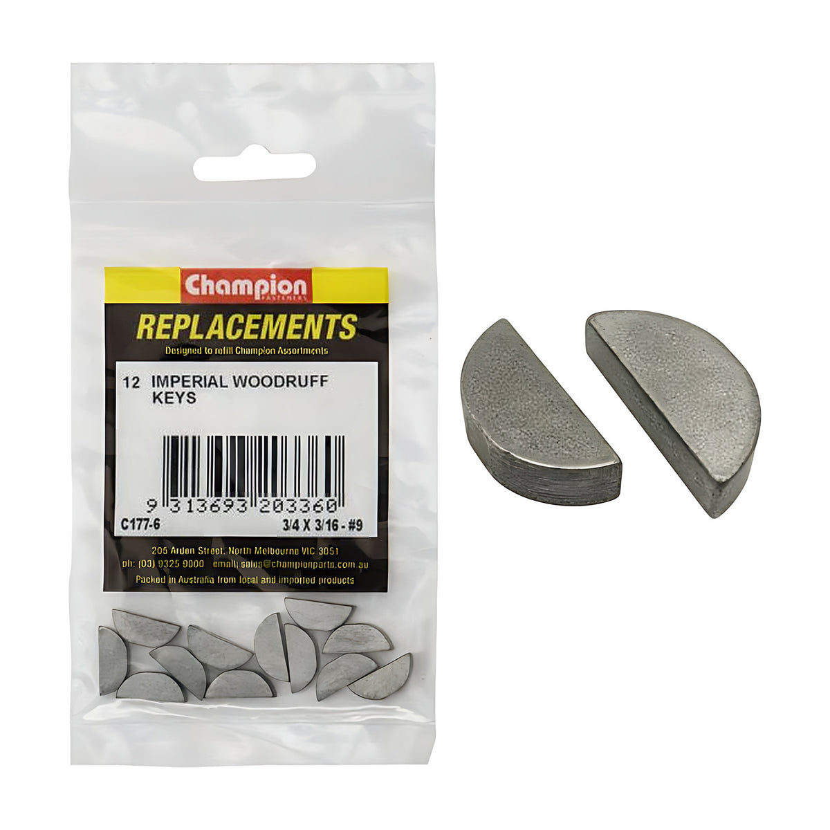 Woodruff Key Imperial Assortment Refill