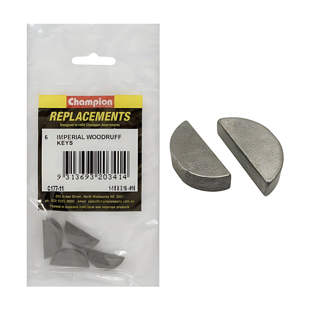 Woodruff Key Imperial Assortment Refill