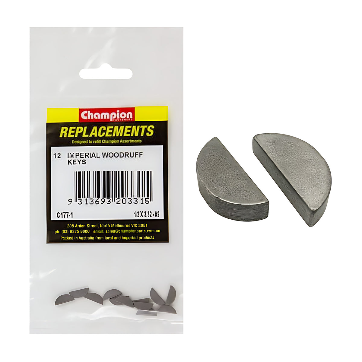 Woodruff Key Imperial Assortment Refill
